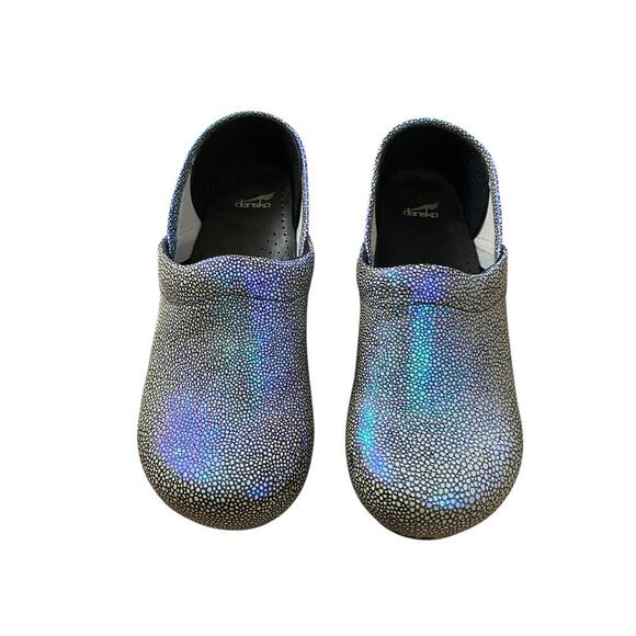 Dansko Clog Nurse Shoes Womens Size Size EU 34 Iridescent Slip On Comfort - Picture 4 of 16